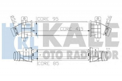 KALE OTO RADYATOR 346700 -  Интеркулер